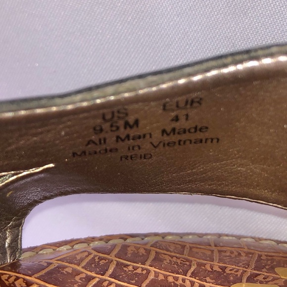 Sam Edelman Reid Black Strap Cork Wedge Sandals - Picture 8 of 9